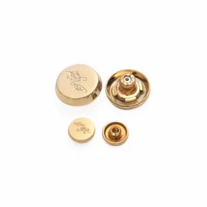 18MM Girls' Golden Jeans Button Custom Jeans Buttons and Rivets