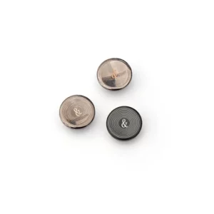 Custom Exquisite Brass Buttons With Rivets Metal Jean Buttons For Clothes