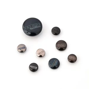 Tête en alliage métallique amovible, Logo personnalisé, bouton à tige en laiton magnétique durable, boutons et Rivets en Denim pour pantalons et jeans, vente en gros
